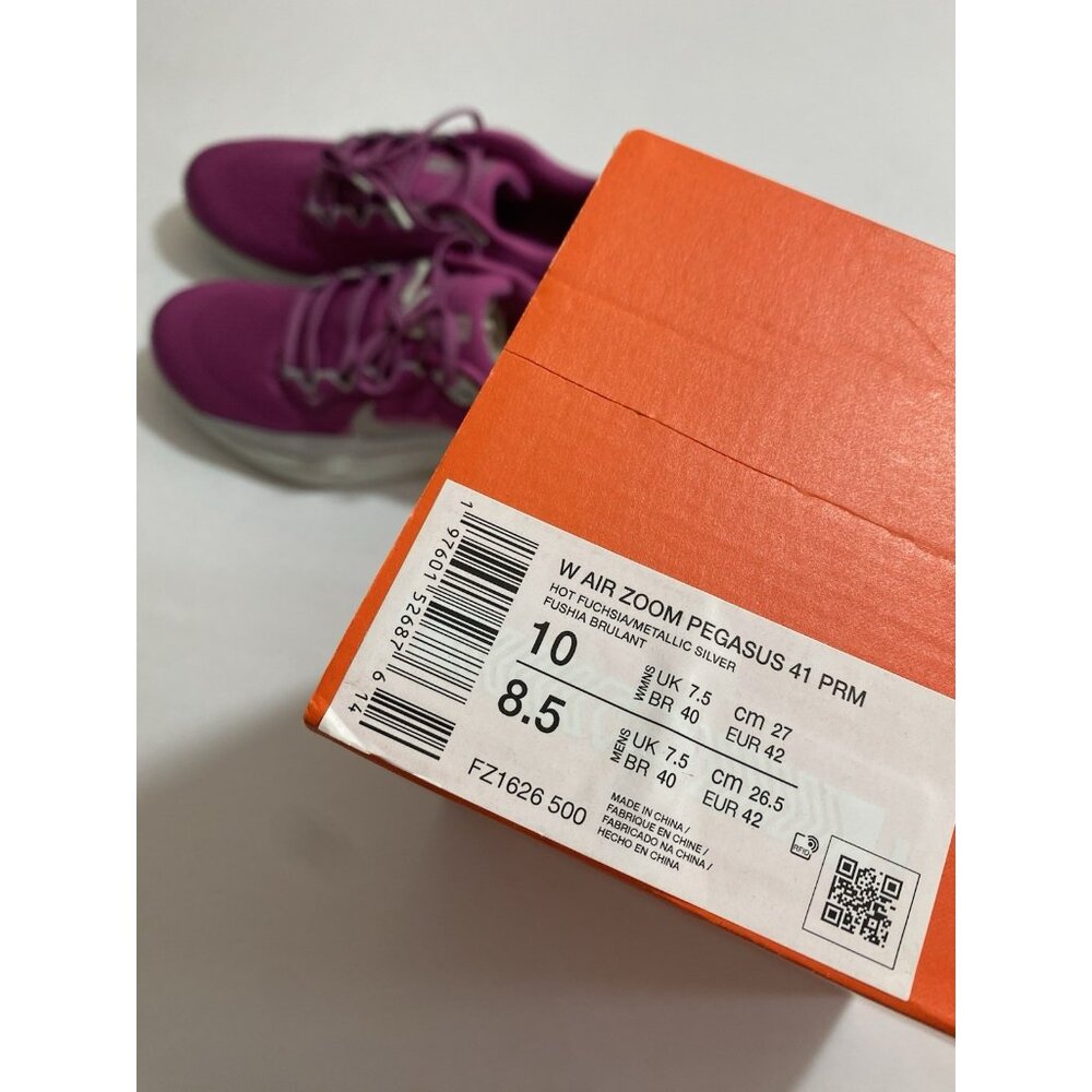 New Women’s Size 10 - Nike Air Zoom Pegasus 41 Premium Hot Fuchsia FZ1626 500 - Picture 10 of 10